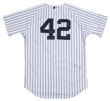 2013 Mariano Rivera Game Used, Signed & Inscribed New York Yankees Home Jersey Used On 8/11/2013 For Career Win #79 (MLB Authenticated & Steiner)